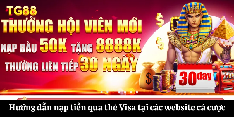 Hướng dẫn nạp tiền qua thẻ Visa tại các website cá cược