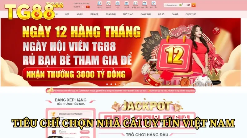 Tiêu chí chọn nhà cái uy tín Việt Nam